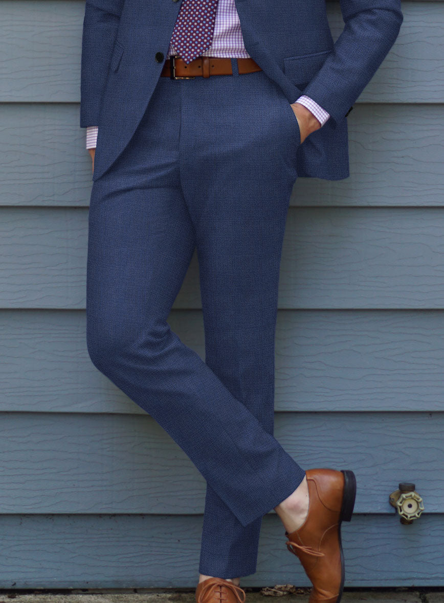 Bristol Light Navy Sharkskin Suit