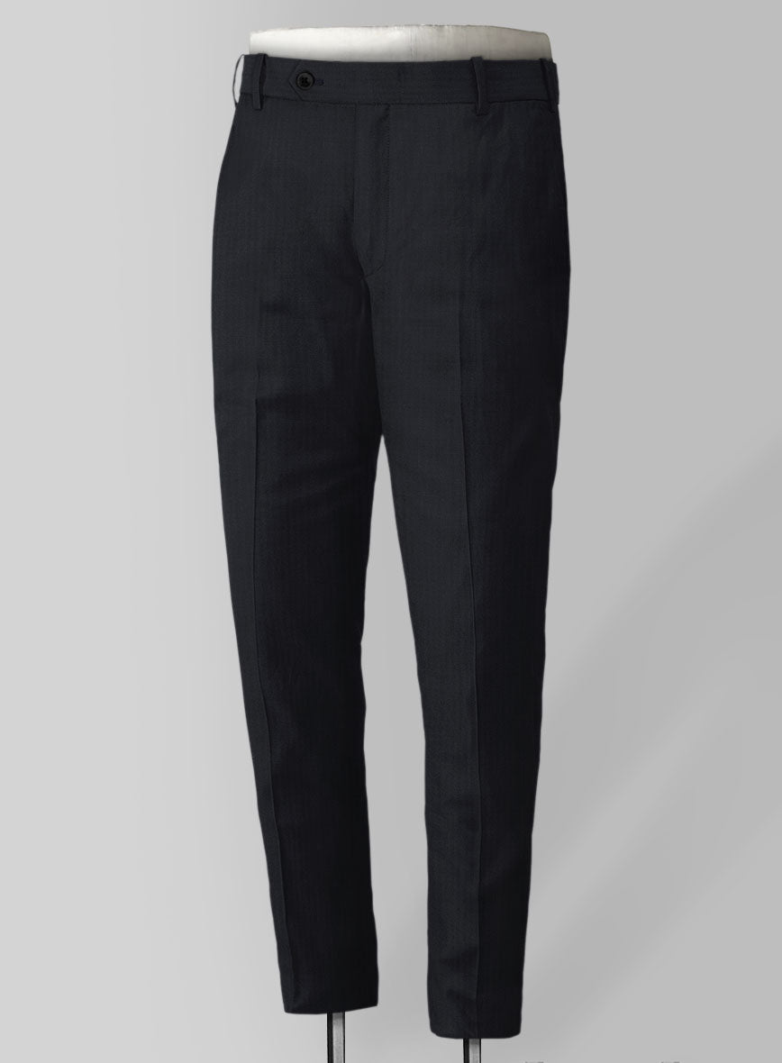 Bristol Midnight Herringbone Pants