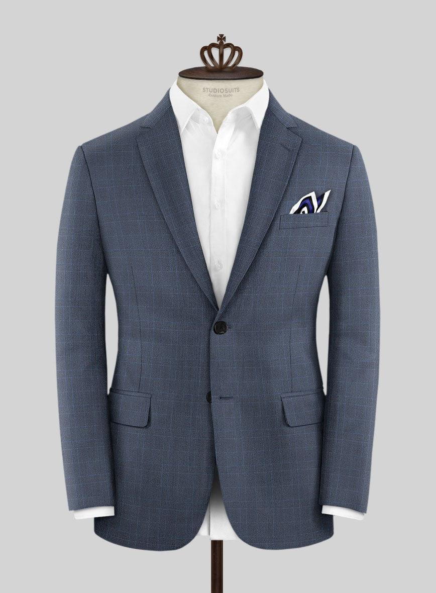 Bristol Rante Blue Checks Suit