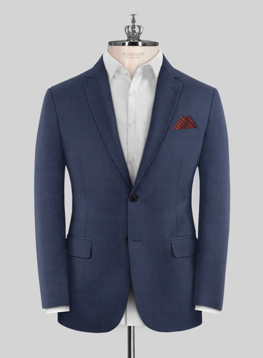 Bristol Refino Blue Checks Jacket