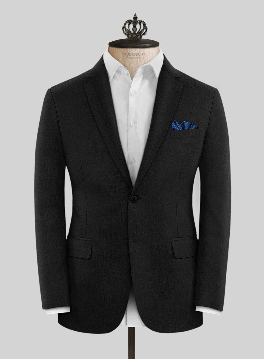 Bristol Umino Black Herringbone Suit