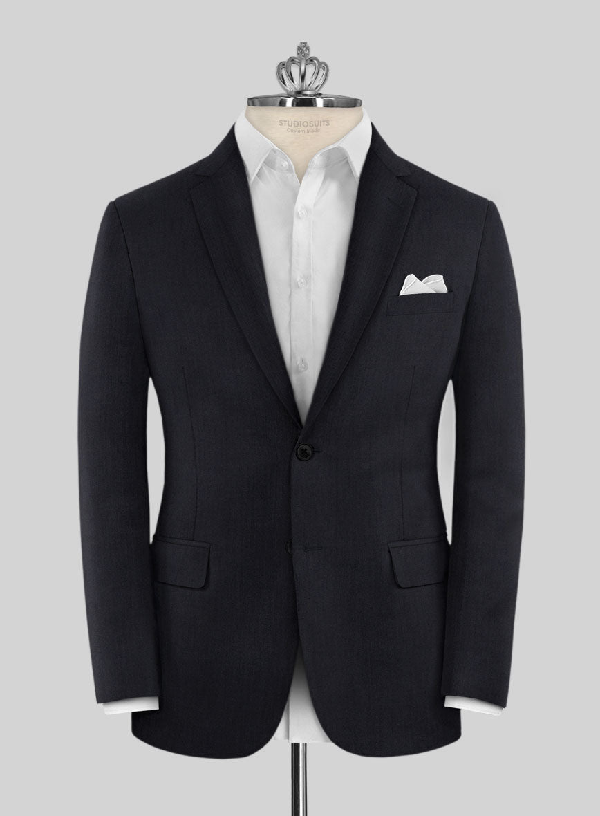 Bristol Umino Dark Blue Herringbone Jacket