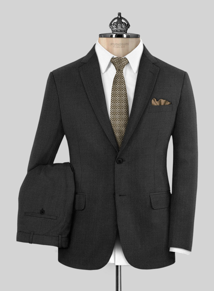 Bristol Charcoal Birdseye Suit