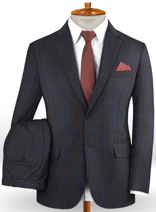 Caccioppoli Dapper Dandy Berno Regal Blue Wool Suit