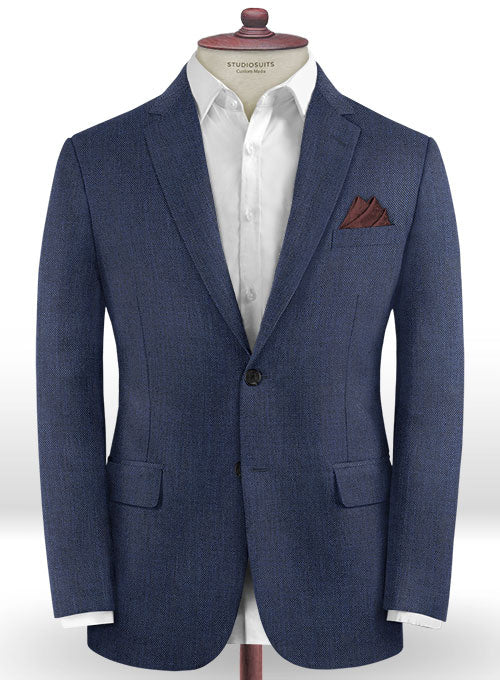 Caccioppoli Dapper Dandy Apelli Bottle Blue Wool Suit