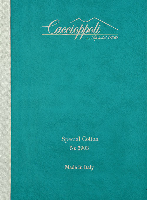 Caccioppoli Cotton Gabardine Champagne Ivory Suit