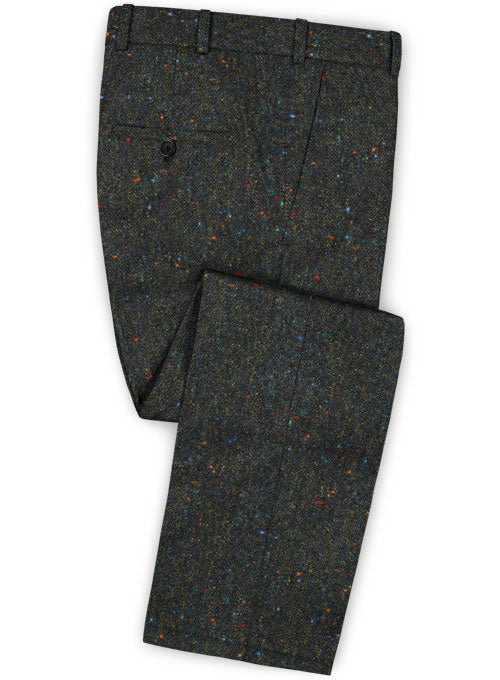 Caccioppoli Donegal Dark Green Tweed Suit