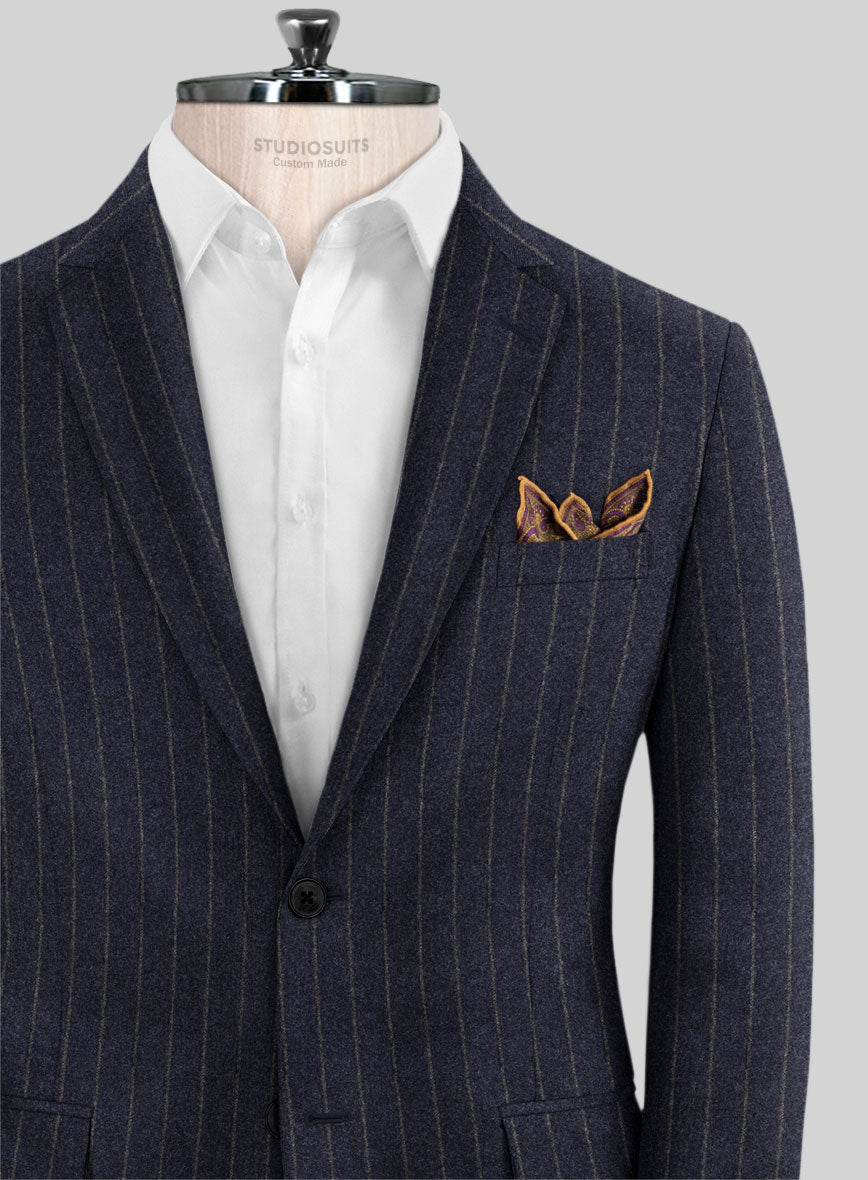 Caccioppoli Paollo Dark Blue Wool Jacket