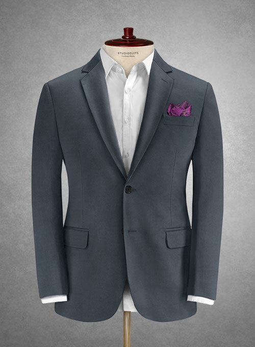 Caccioppoli Cotton Drill Gray Suit