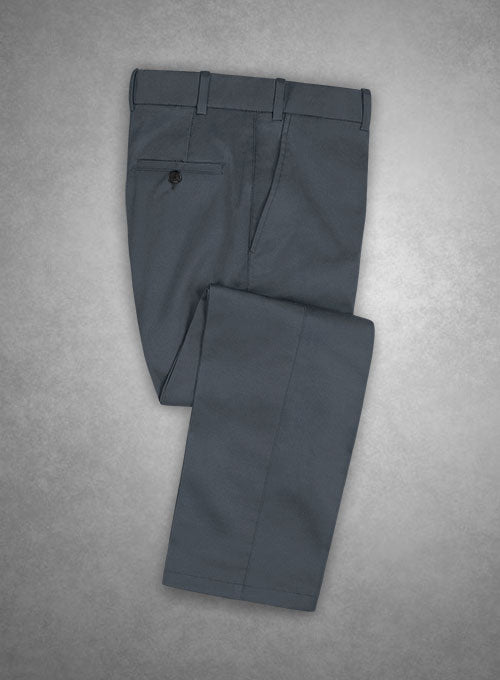 Caccioppoli Cotton Drill Gray Suit