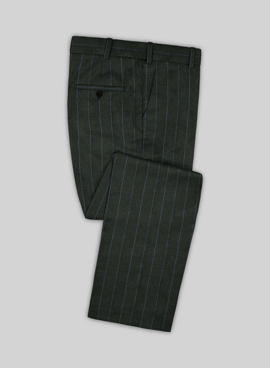 Caccioppoli Orgi Green Wool Pants