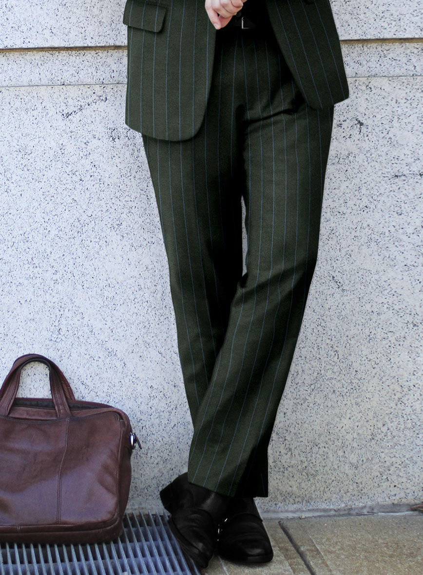 Caccioppoli Orgi Green Wool Suit