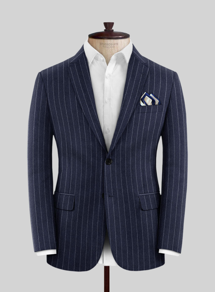 Caccioppoli Reilla Blue Wool Suit