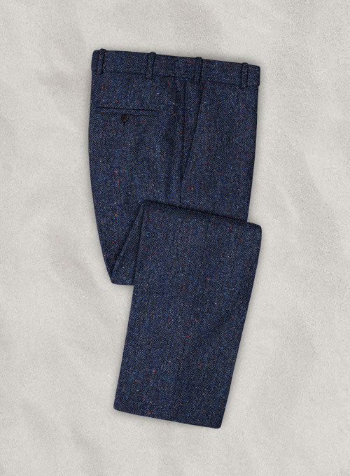 Caccioppoli Donegal Blue Tweed Suit