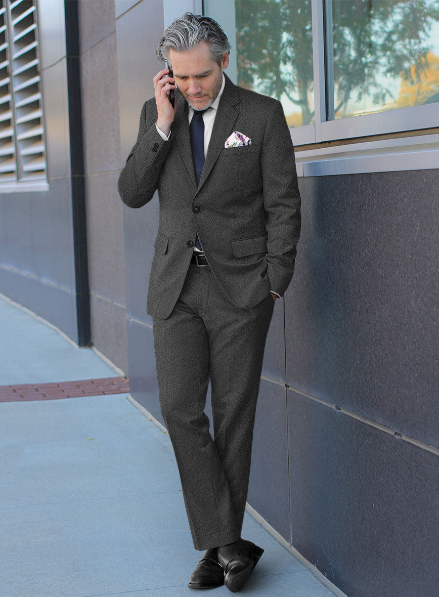 Caccioppoli Yorge Iron Gray Wool Suit