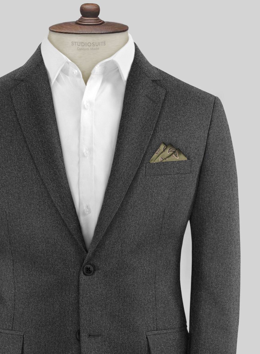 Caccioppoli Yorge Iron Gray Wool Suit