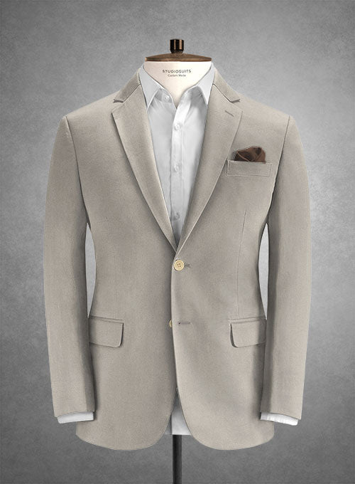 Caccioppoli Cotton Cashmere Beige Suit