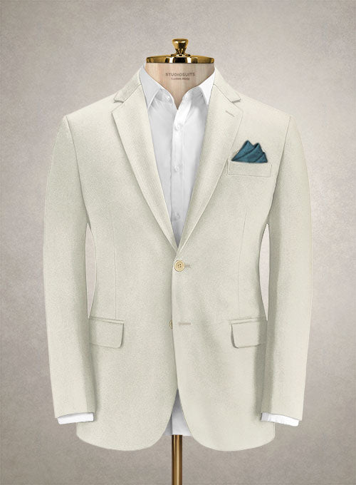 Caccioppoli Cotton Drill Light Beige Jacket