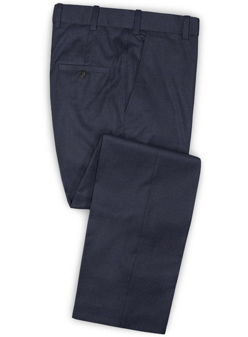 Caccioppoli Dapper Dandy Duffon Blue Wool Pants