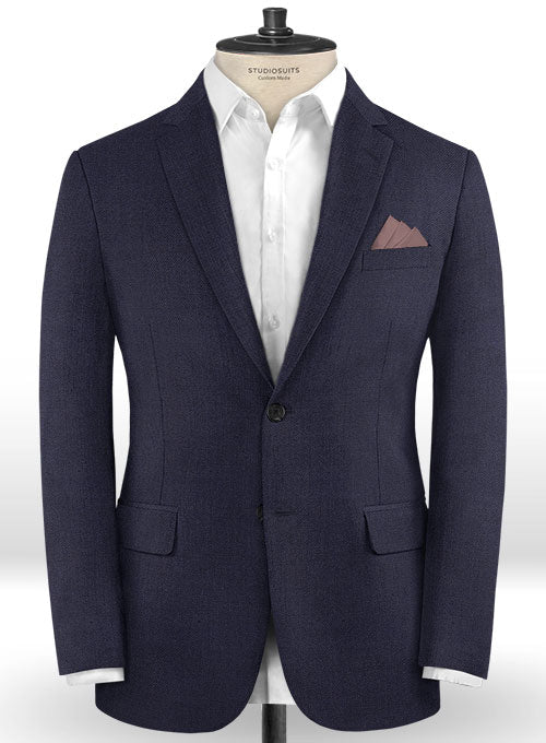 Caccioppoli Dapper Dandy Capala Blue Wool Jacket