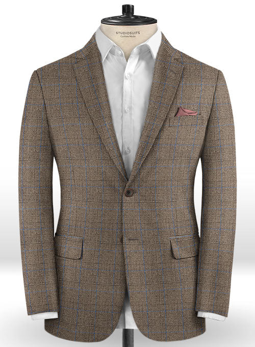 Caccioppoli Dapper Dandy Dicanno Brown Wool Jacket