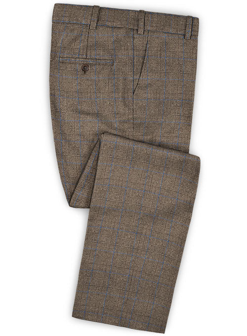 Caccioppoli Dapper Dandy Dicanno Brown Wool Suit