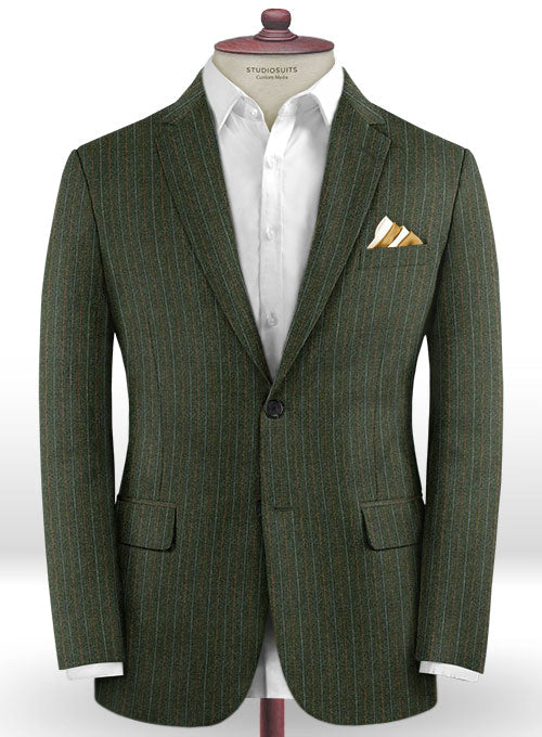 Caccioppoli Dapper Dandy Didena Forest Green Wool Jacket