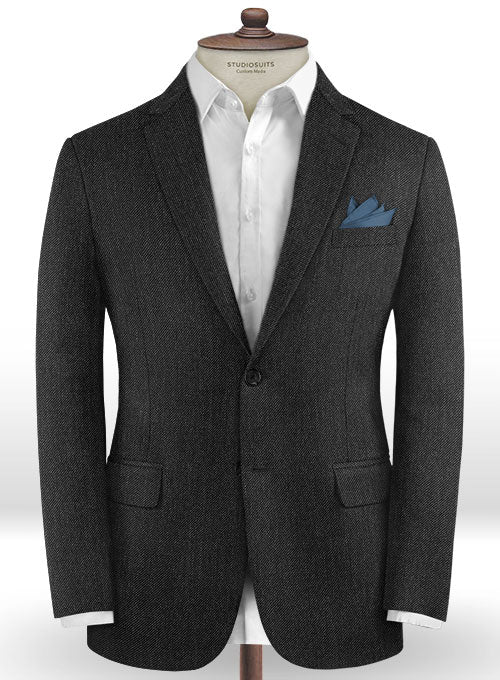 Caccioppoli Dapper Dandy Lead Gray Wool Jacket