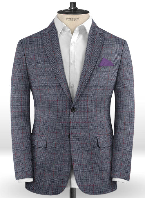 Caccioppoli Dapper Dandy Lionni Blue Wool Suit