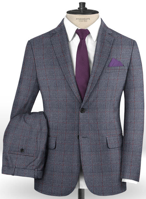 Caccioppoli Dapper Dandy Lionni Blue Wool Suit