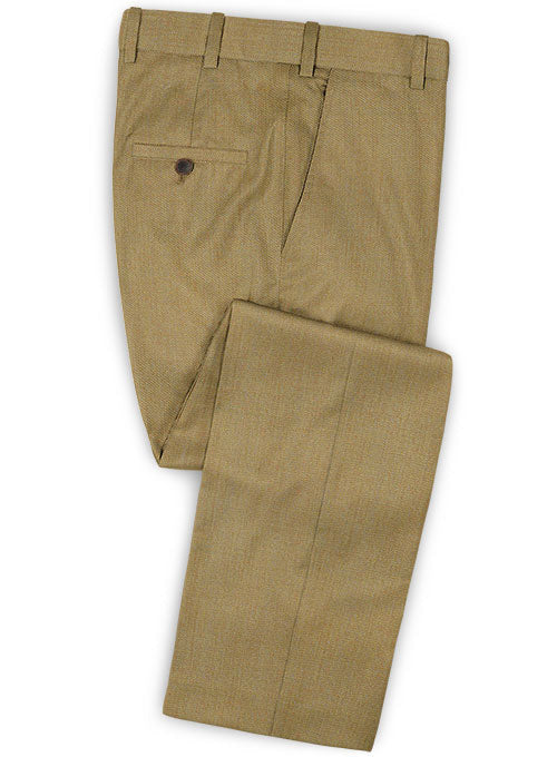 Caccioppoli Dapper Dandy Madici Moss Green Wool Pants