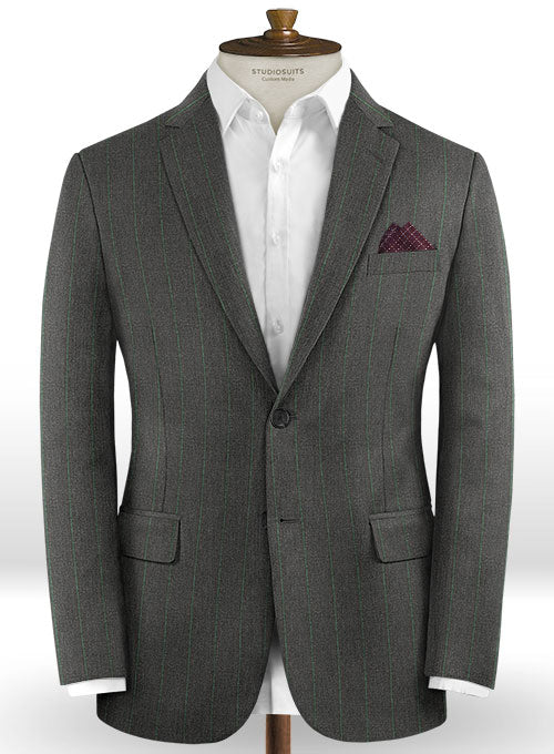 Caccioppoli Dapper Dandy Palor Dark Gray Wool Suit