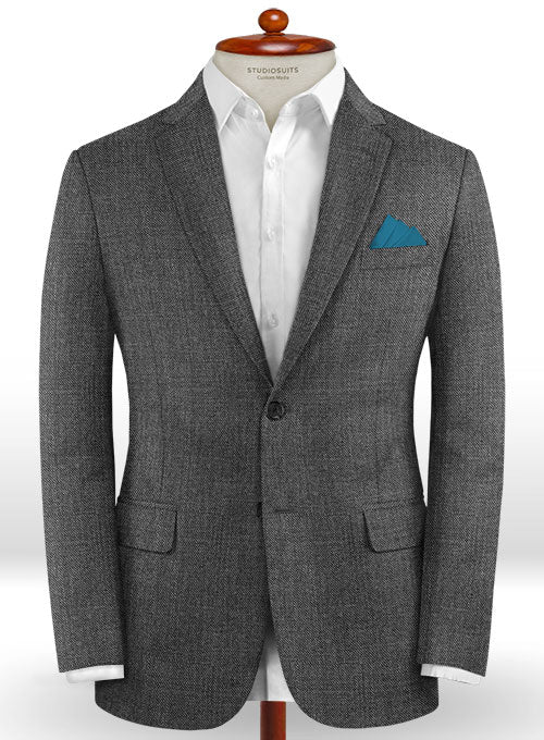 Caccioppoli Dapper Dandy Sancto Gray Wool Jacket