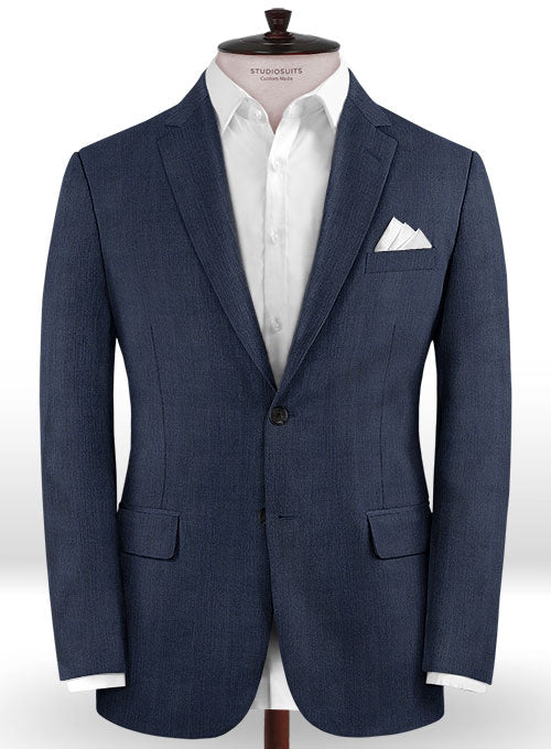 Caccioppoli Dapper Dandy Sisi Blue Wool Suit