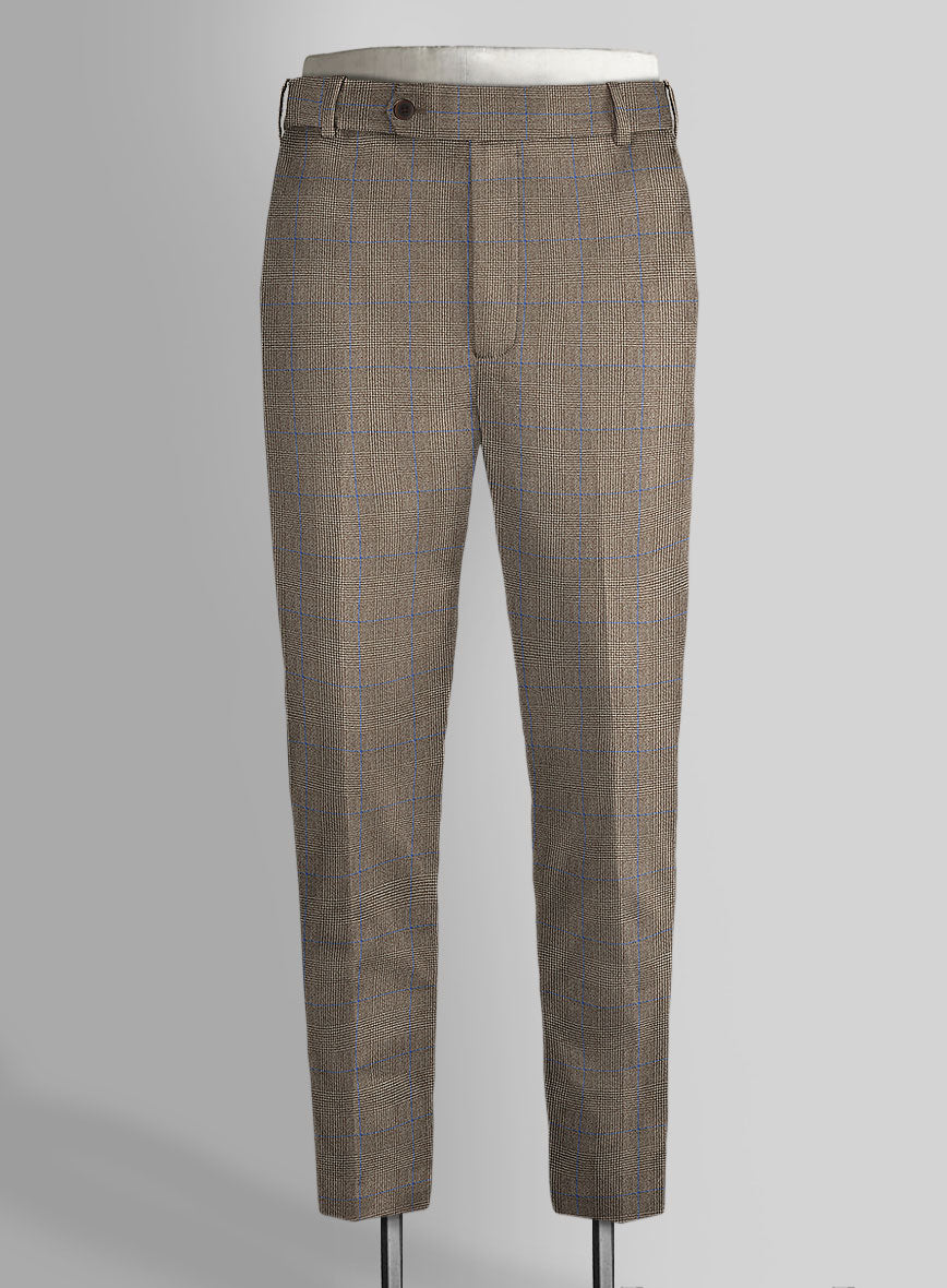 Caccioppoli Erlo Brown Wool Pants