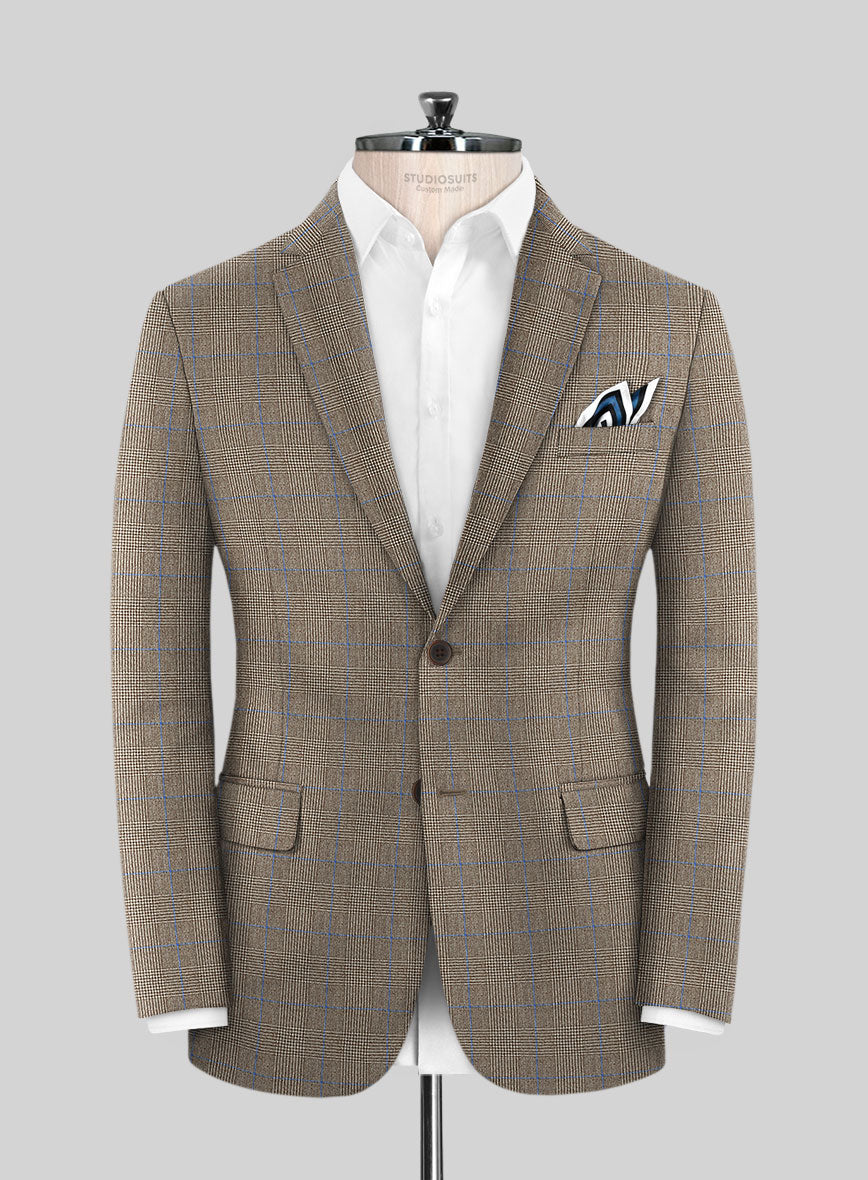 Caccioppoli Erlo Brown Wool Suit