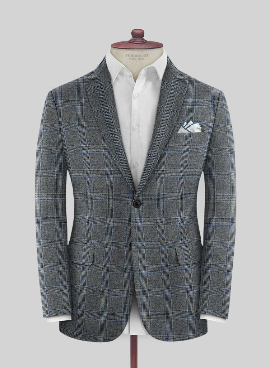 Caccioppoli Fina Gray Wool Suit