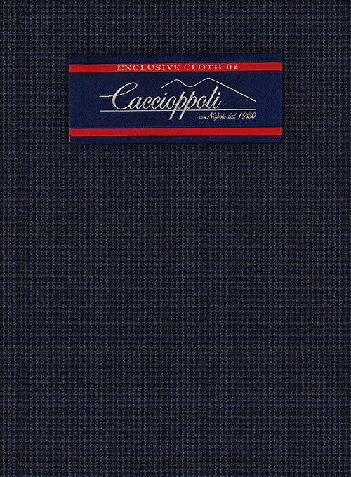 Caccioppoli Fresco Wool Blue Dimati Suit