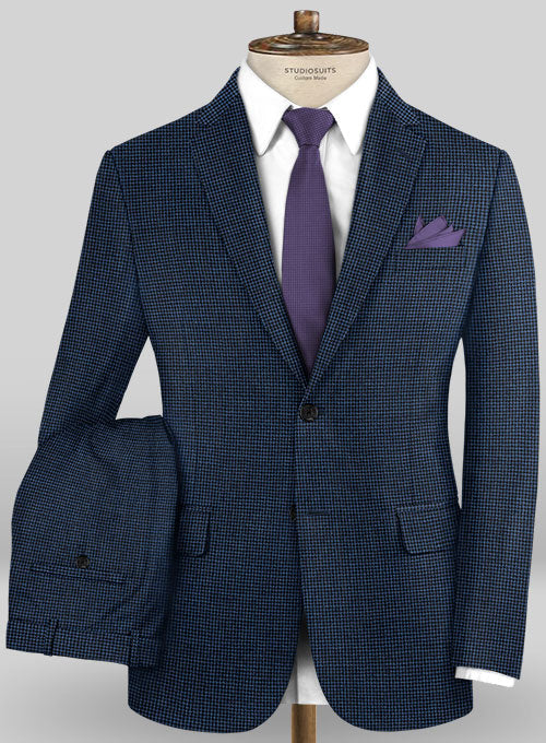 Caccioppoli Fresco Wool Blue Feorra Suit