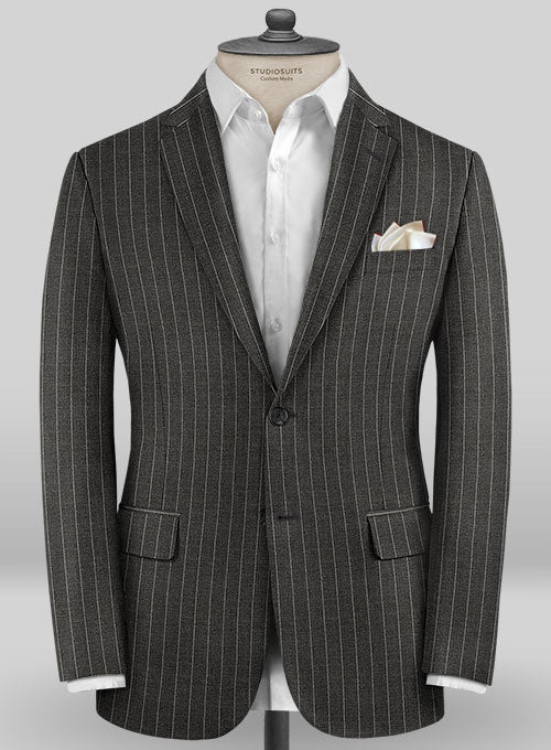 Caccioppoli Fresco Wool Gray Ninso Jacket