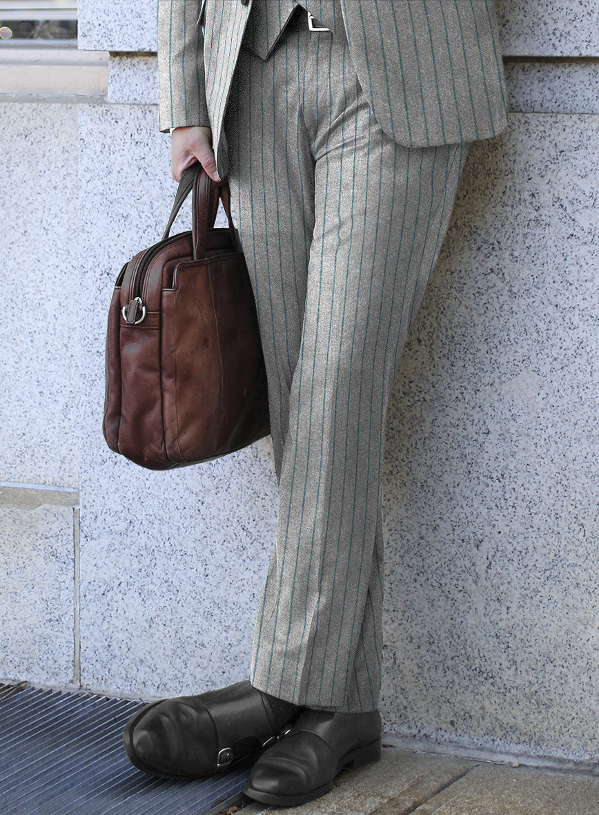 Caccioppoli Jimena Gray Wool Suit