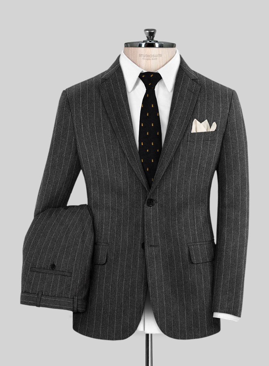 Caccioppoli Oenli Dark Gray Wool Suit