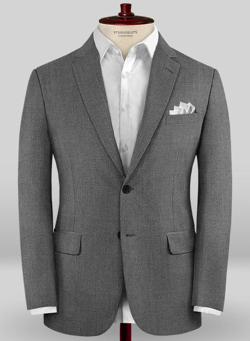 Caccioppoli Sun Dream Cilia Gray Wool Silk Suit