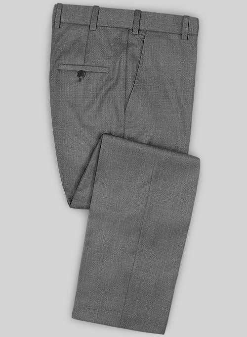 Caccioppoli Sun Dream Gray Wool Silk Pants