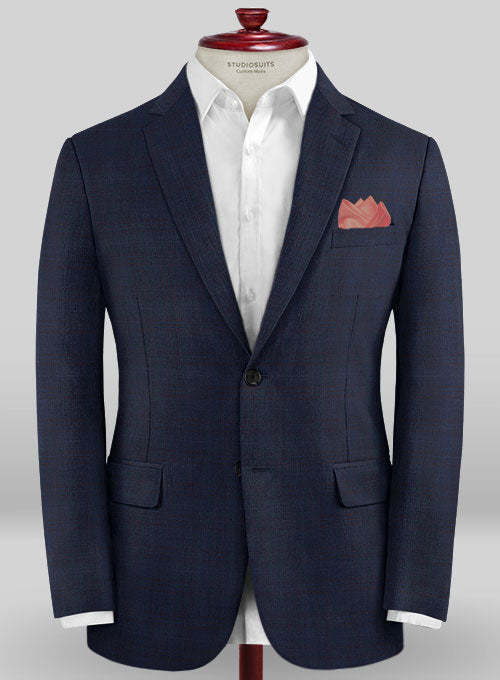 Caccioppoli Sun Dream Artado Blue WooL Silk Jacket