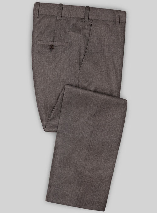 Caccioppoli Sun Dream Brown Wool Silk Suit