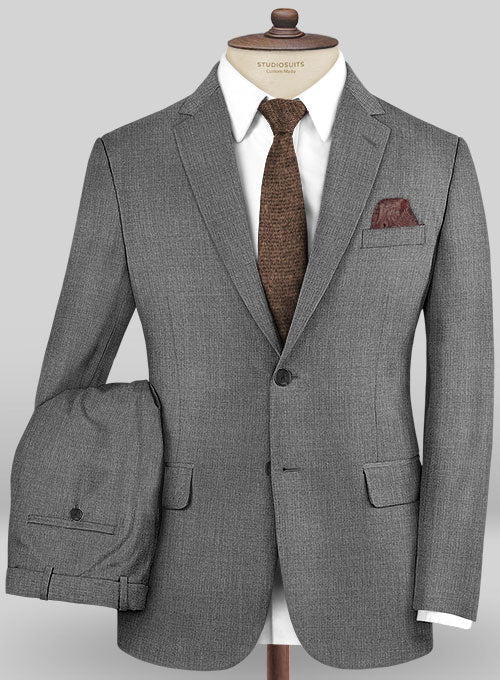 Caccioppoli Sun Dream Fenti Gray Wool Silk Suit