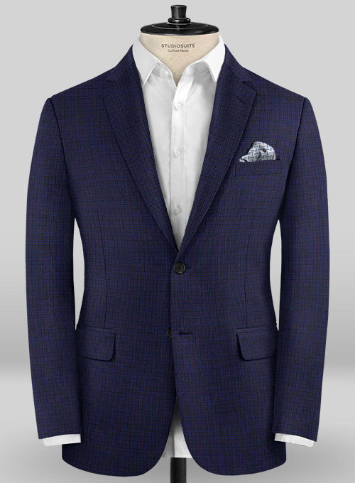 Caccioppoli Sun Dream Paso Blue Wool Silk Jacket – StudioSuits