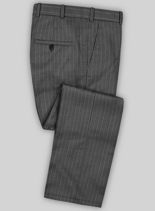 Caccioppoli Sun Dream Tino Charcoal Wool Silk Suit