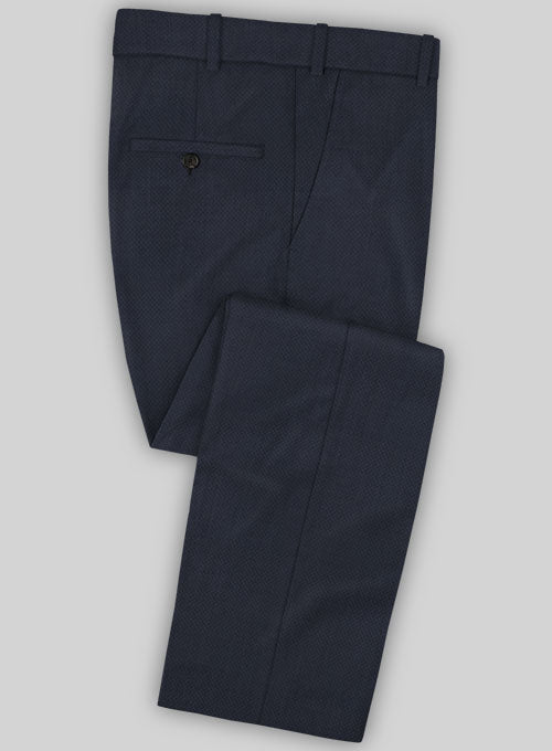 Caccioppoli Sun Dream Zicci Blue Wool Silk Pants